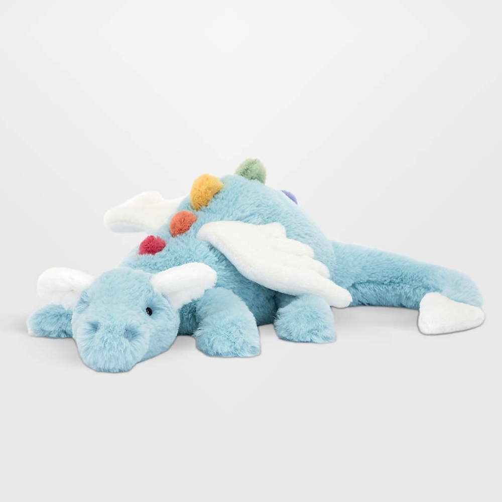 JELLY CAT Large Sky Dragon Plush Stuffed Animal BRAND NEW